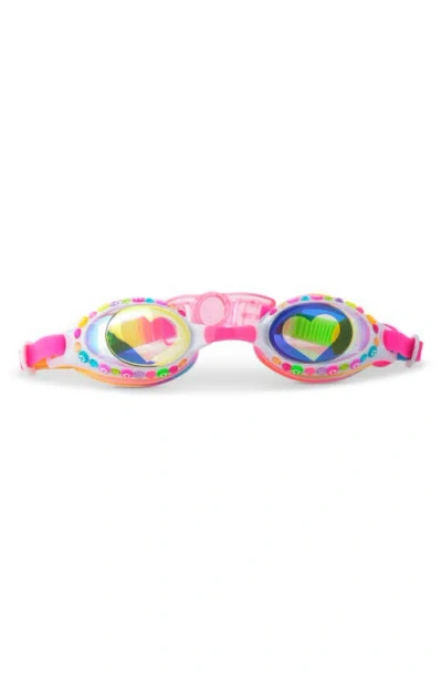 Bling2o Kids' Smiley Heart Swim Goggles In Multi