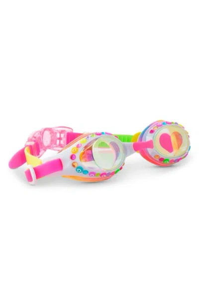 Bling2o Kids' Smiley Heart Swim Goggles In Multi