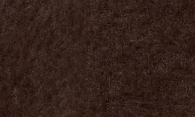 Viens Avec Moi Faux Fur Button-up Cardigan In Brown