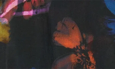 Cloth & Stone Floral Button-up Shirt In Black