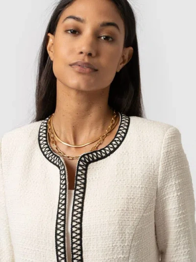 Saint + Sofia Rayner Jacket In Multi