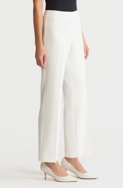 Kasper Flat Front Slim Pants In Yellow