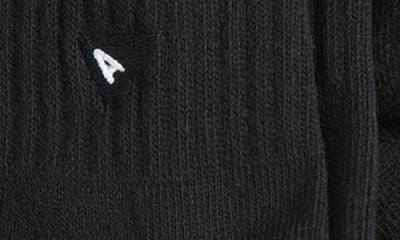 Arvin Goods 3-pack Quarter Crew Socks In Black