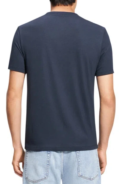 Theory Sarior Anemone Milano T-shirt In Blue