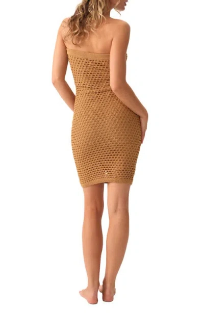 Pq Swim Tessa Strapless Cover-up Dress In Brown