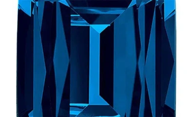 Goshwara Gossip Cushion Cut Drop Earrings In Blue