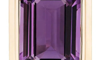 Goshwara Manhattan Pendant Necklace In Purple