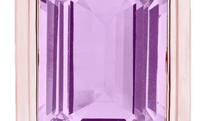 Goshwara Manhattan Pendant Necklace In Purple