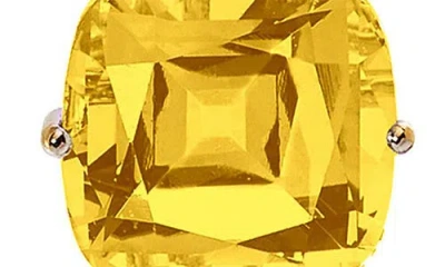 Goshwara Gossip Double Drop Earrings In Yellow