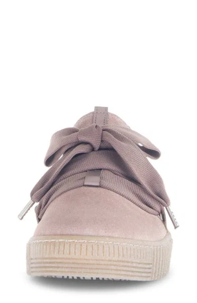 Gabor Leather Platform Sneaker In Pink