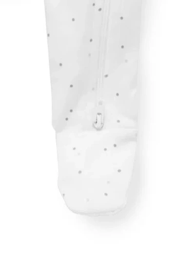 Purebaby 2 Pack Zip Footie In Gray