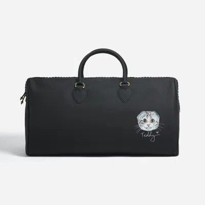 Stoney Clover Lane Hand Painted Pet Face And Name Brighton Duffle Bag