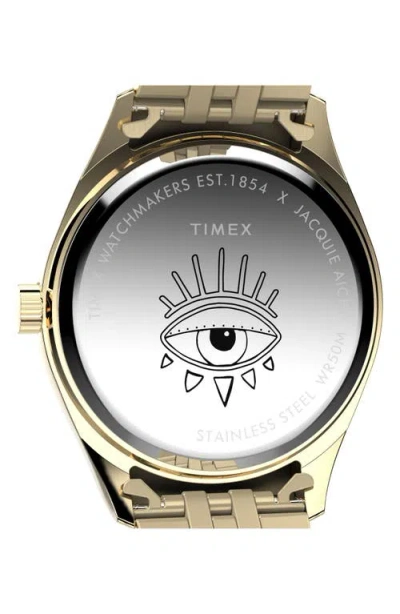 Timex X Jacquie Aiche Cosmic Nights 36mm In Gold