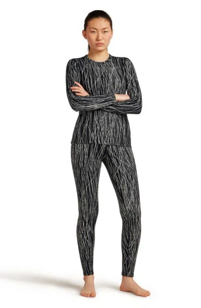 Icebreaker Merino Wool 260 Vertex Leggings In Black