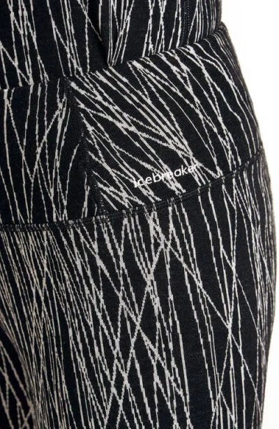 Icebreaker Merino Wool 260 Vertex Leggings In Black
