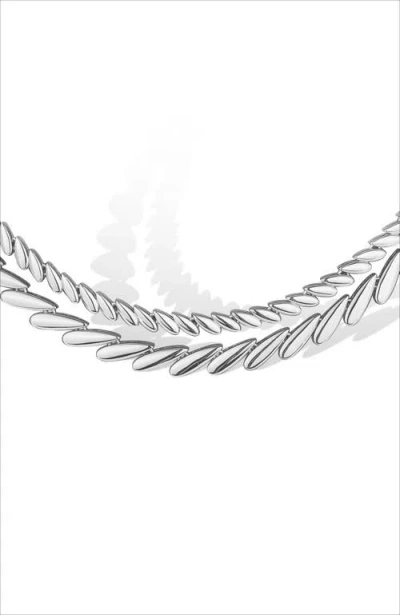 Rc Retro Chic Tassels Necklace In Silver