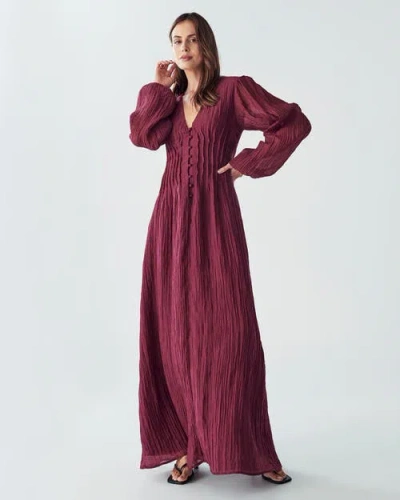Willa Palamino Dress In Burgundy