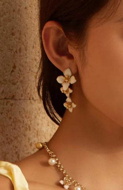 Rc Retro Chic Iris Blossom Earrings