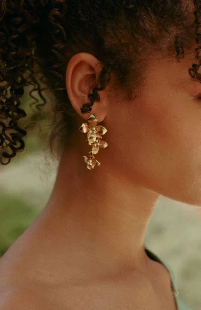 Rc Retro Chic Iris Blossom Earrings In Multi