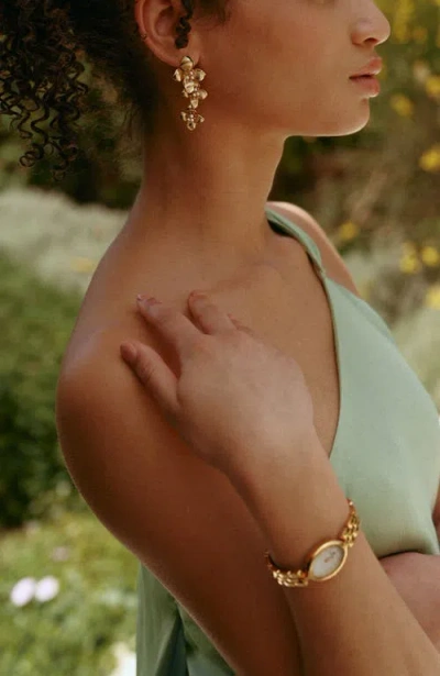 Rc Retro Chic Iris Blossom Earrings In Multi