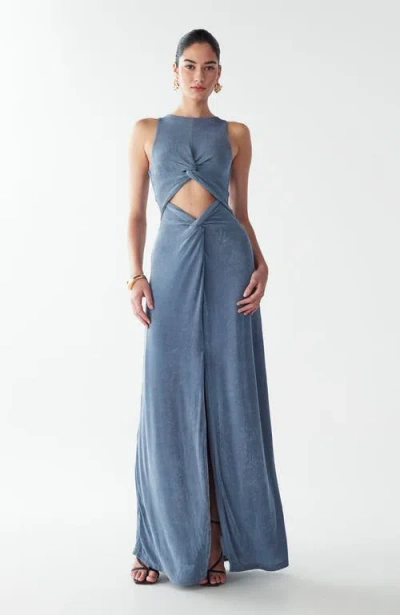 St Mrlo Malia Maxi Dress In Blue