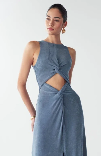 St Mrlo Malia Maxi Dress In Blue