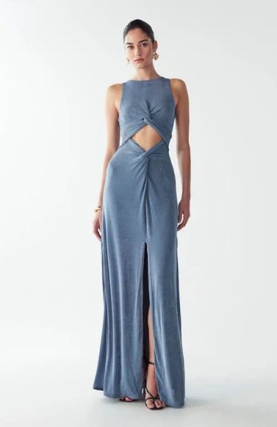 St Mrlo Malia Maxi Dress In Blue