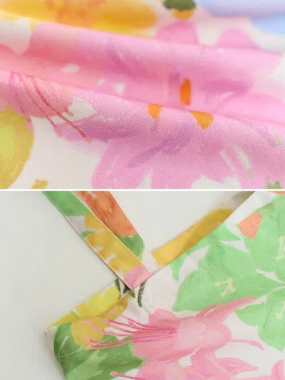 Lost Pattern Nyc Women's Pink / Purple Frida X Lost Pattern "frida's Garden" Tote Bag - Pink In Pink/purple