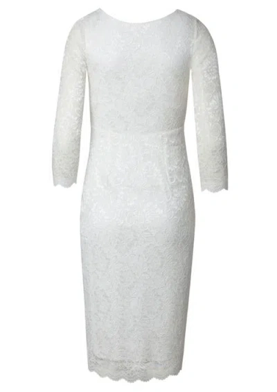 Alie Street London Anya V-neck Lace Wedding Dress In White