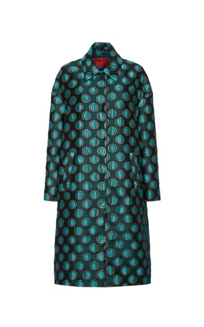La Doublej Boxy Coat In Green