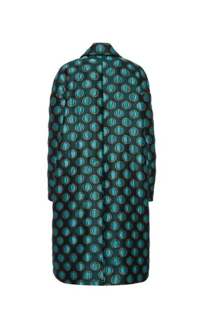 La Doublej Boxy Coat In Green