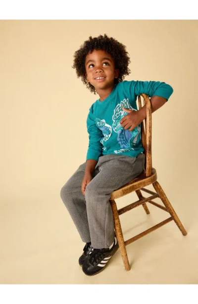 Tea Collection Barrel Leg Trousers In Gray