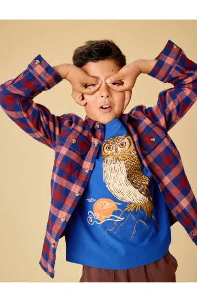 Tea Collection Flannel Button Up Shirt