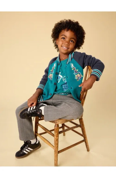 Tea Collection Barrel Leg Trousers In Gray