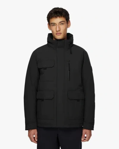 Quartz Co. Teslin | Recycled Down Winter Jacket In Black