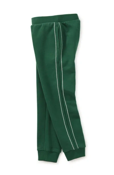 Tea Collection Side Stitch Joggers In Green