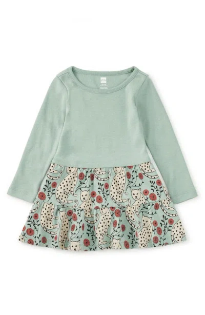 Tea Collection Tiered Skirted Twirl Dress In Multi