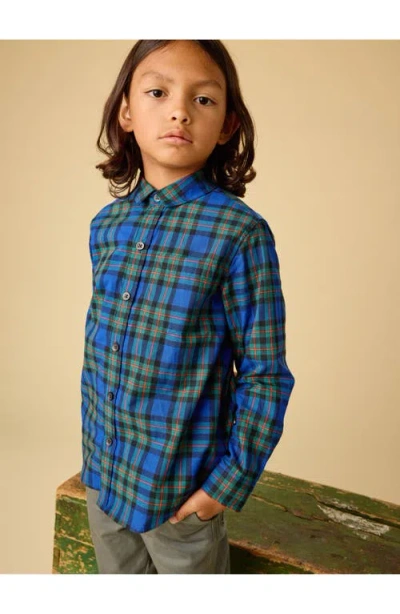 Tea Collection Plaid Button Up Shirt