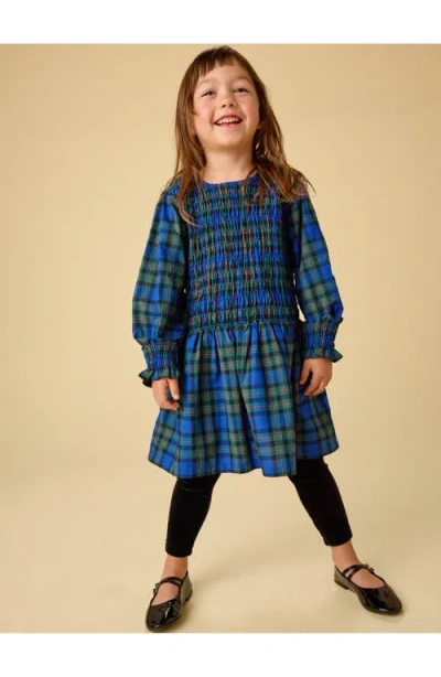 Tea Collection Smocked Woven Blouson Sleeve