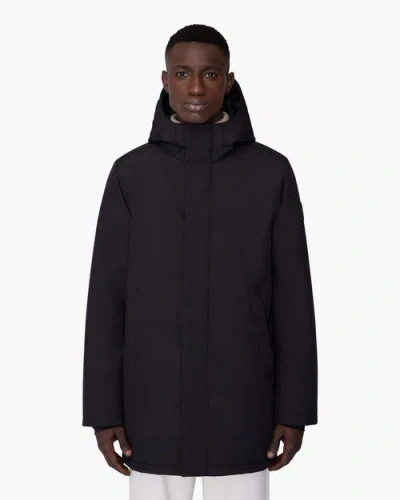 Quartz Co. Austin | Hooded Insulated Winter Jacket In Black
