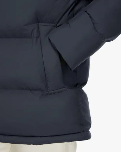 Quartz Co. Paige | Hooded Down Winter Jacket In Blue