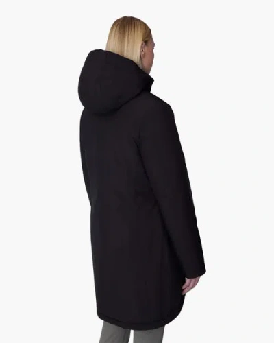 Quartz Co. Mara | Hooded Insulated Winter Jacket In Black