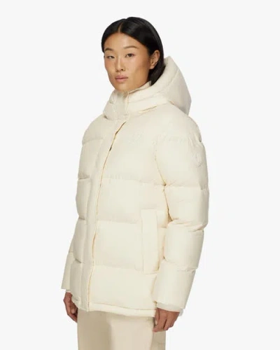 Quartz Co. Paige | Hooded Down Winter Jacket In White