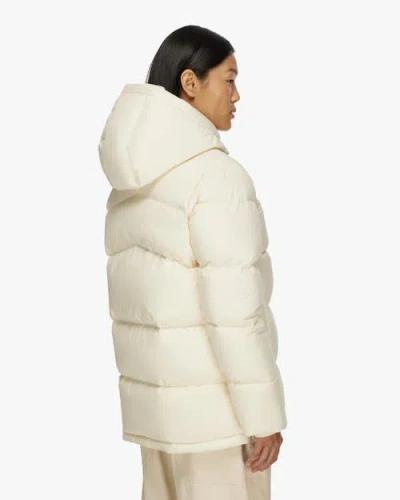 Quartz Co. Paige | Hooded Down Winter Jacket In White