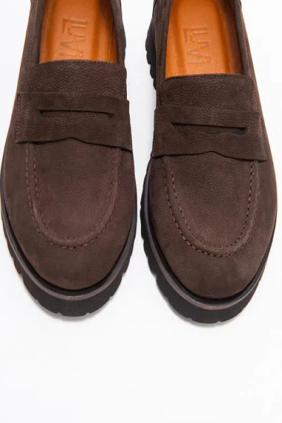 Forever & Always Shoes Vionel Leather Loafer In Brown