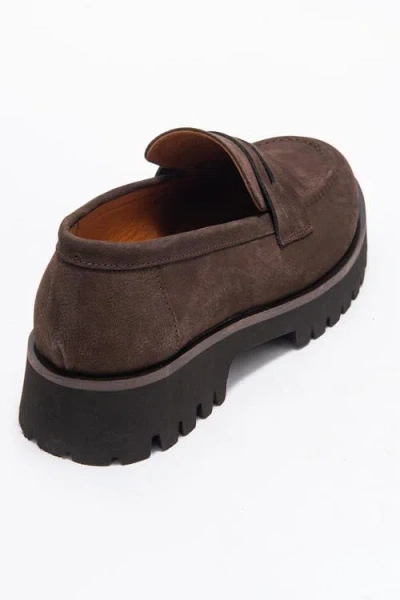 Forever & Always Shoes Vionel Leather Loafer In Brown