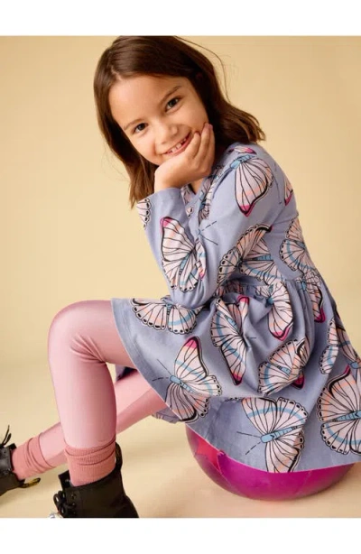 Tea Collection Long Sleeve Wrap Neck Dress