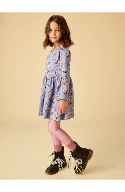 Tea Collection Long Sleeve Wrap Neck Dress