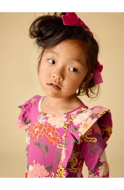 Tea Collection Ruffle Shoulder Ballet Dress