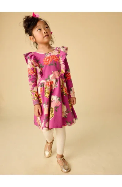 Tea Collection Ruffle Shoulder Ballet Dress